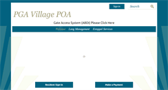 Desktop Screenshot of pgavillagepoa.com